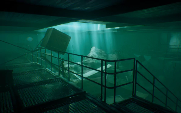 HD desktop wallpaper for the video game Thalassa: Edge of the Abyss, featuring captivating visuals that immerse players in an underwater adventure.