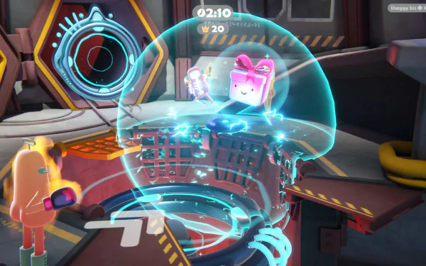 HD wallpaper featuring action from the video game Bare Butt Boxing, showcasing vibrant graphics and playful character designs for a dynamic desktop background.