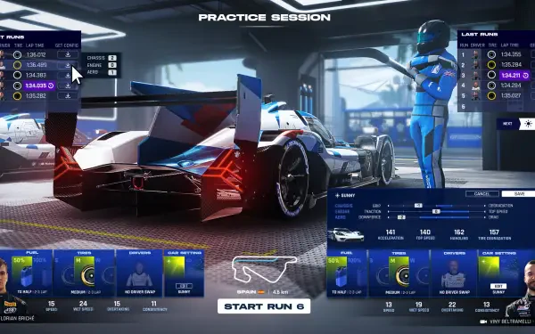 HD desktop wallpaper featuring graphics from the video game GT Manager, showcasing dynamic visuals and a vibrant aesthetic for gaming enthusiasts.