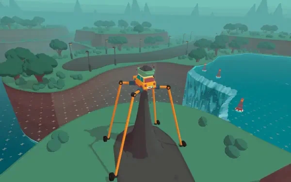 A vibrant HD PC desktop wallpaper featuring elements from the video game WHAT THE CAR?, showcasing playful graphics and whimsical designs.