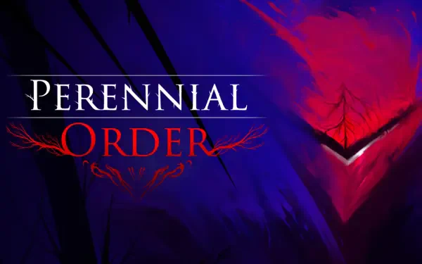 An HD PC desktop wallpaper featuring artwork from the video game Perennial Order, showcasing vibrant visuals and immersive themes for gamers.