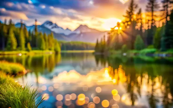 nature serene landscape landscape sunrise river HD Desktop Wallpaper | Background Image