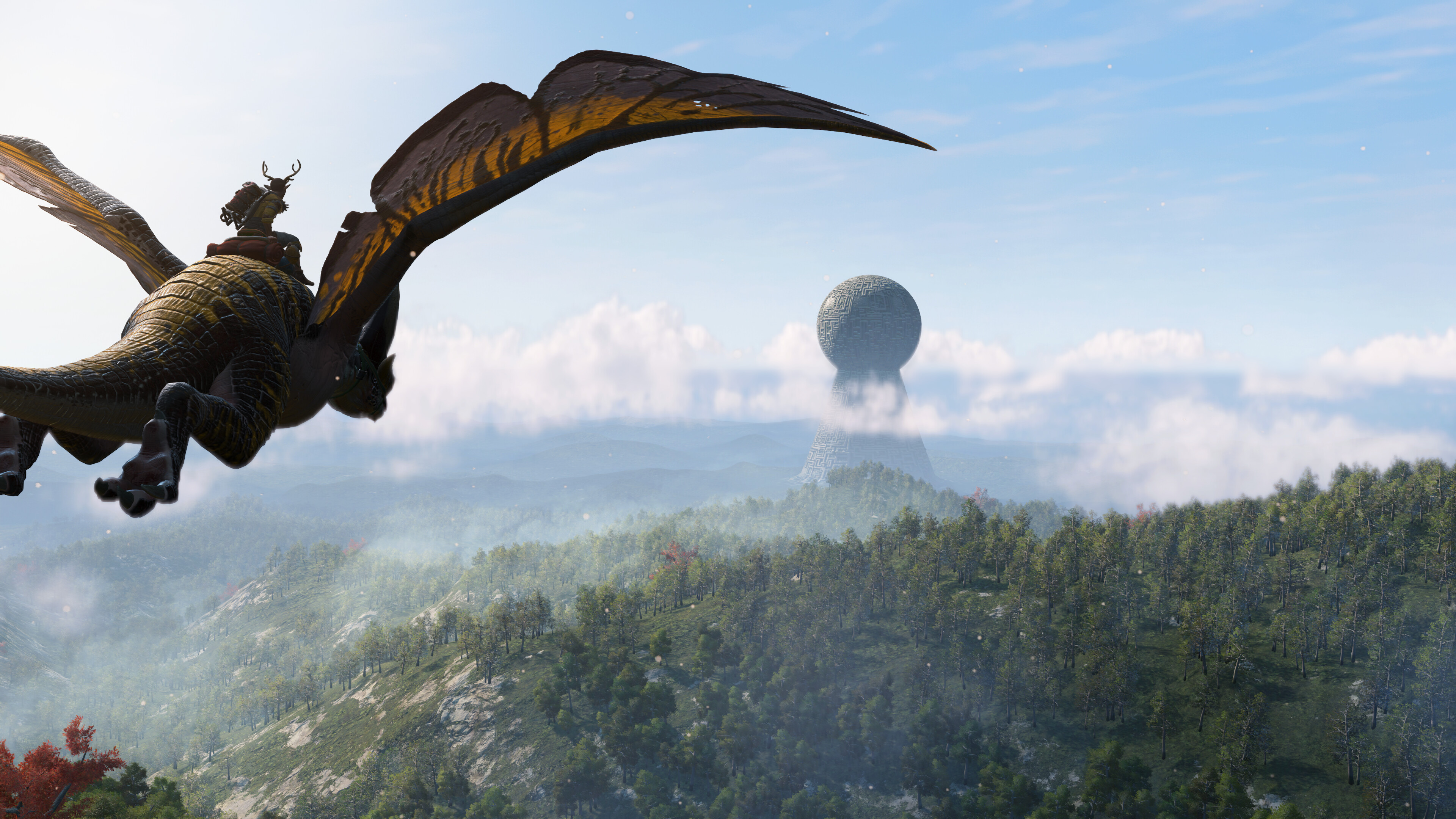 Light no fire epic dragon rider 4k ultra hd wallpaper