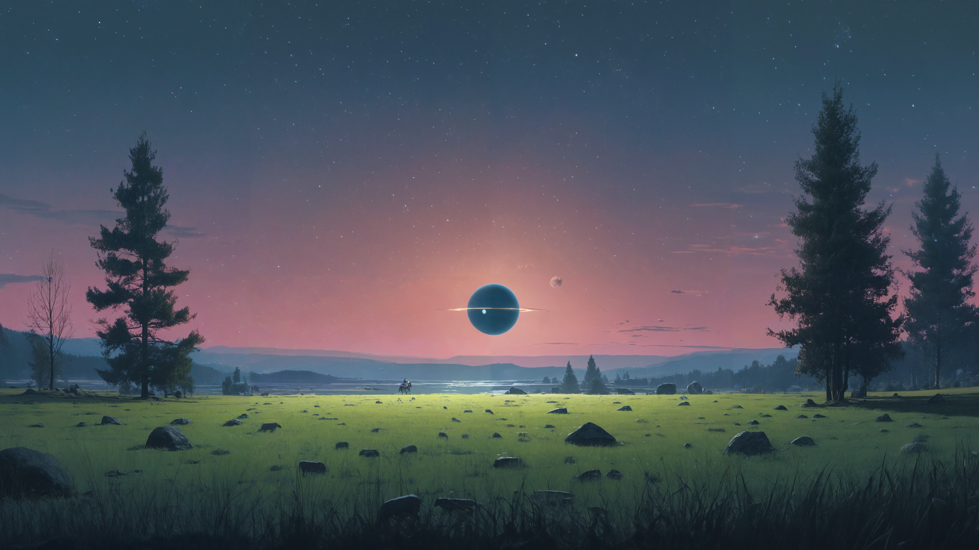 Another Planet's Moon by PythonArt