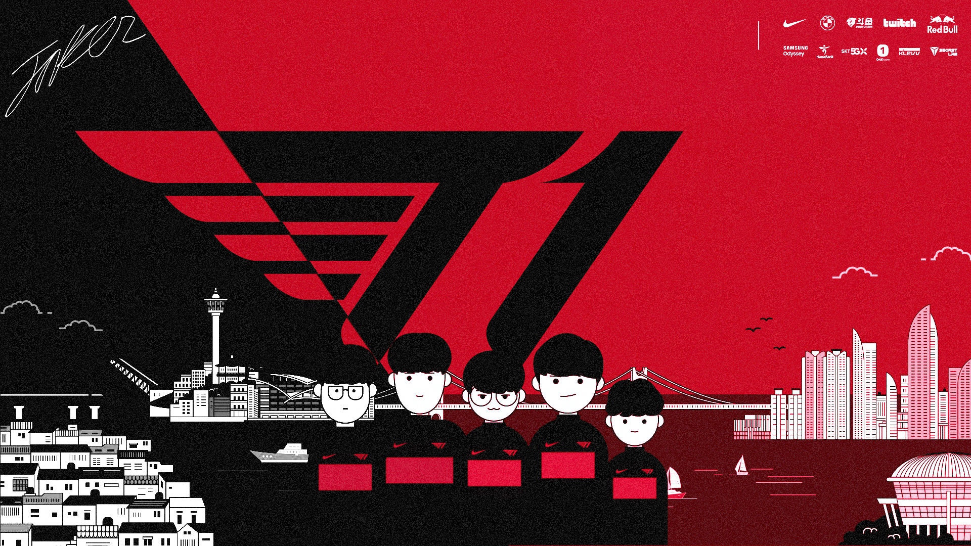 Download Faker (League Of Legends) Esports T1 HD Wallpaper