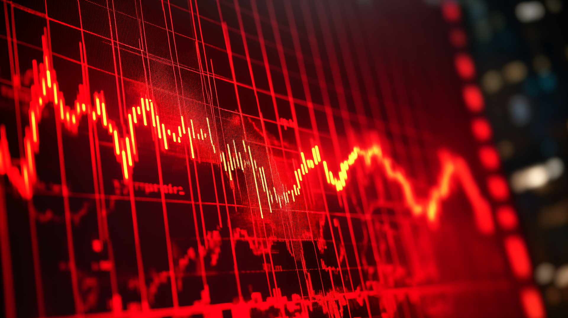 Dynamic stock market trends 4k ultra hd wallpaper by robokoboto