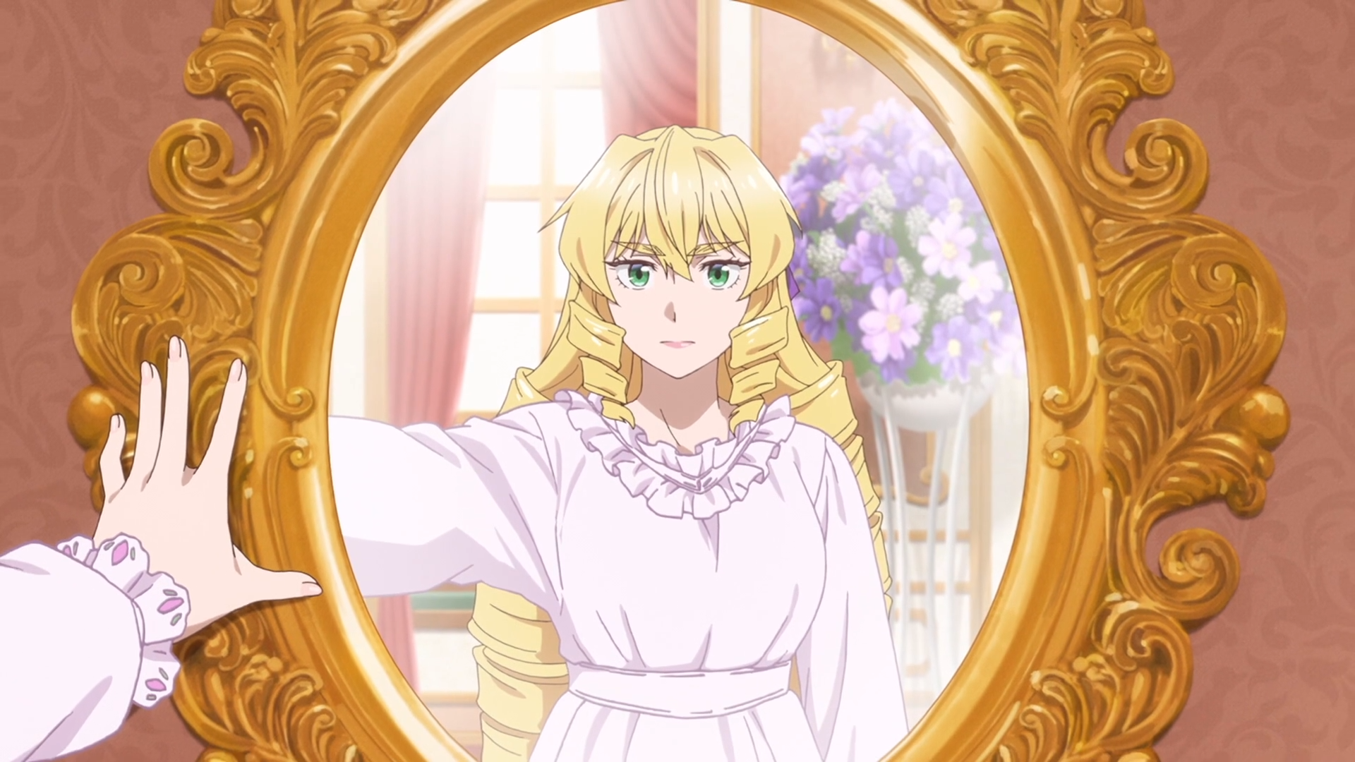 Download Anime From Bureaucrat To Villainess: Dad's Been Reincarnated! Grace Auvergne HD Wallpaper