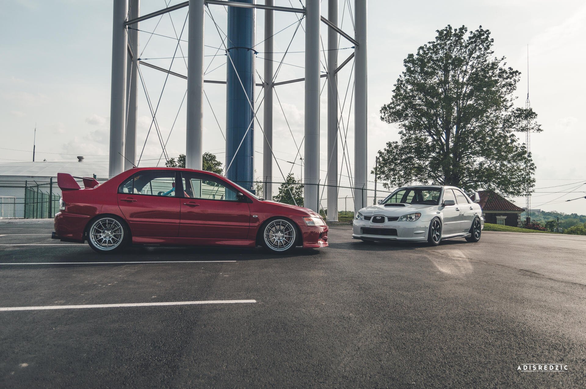 Download Car Subaru Impreza Mitsubishi Lancer Evolution IX 4k Ultra HD Wallpaper