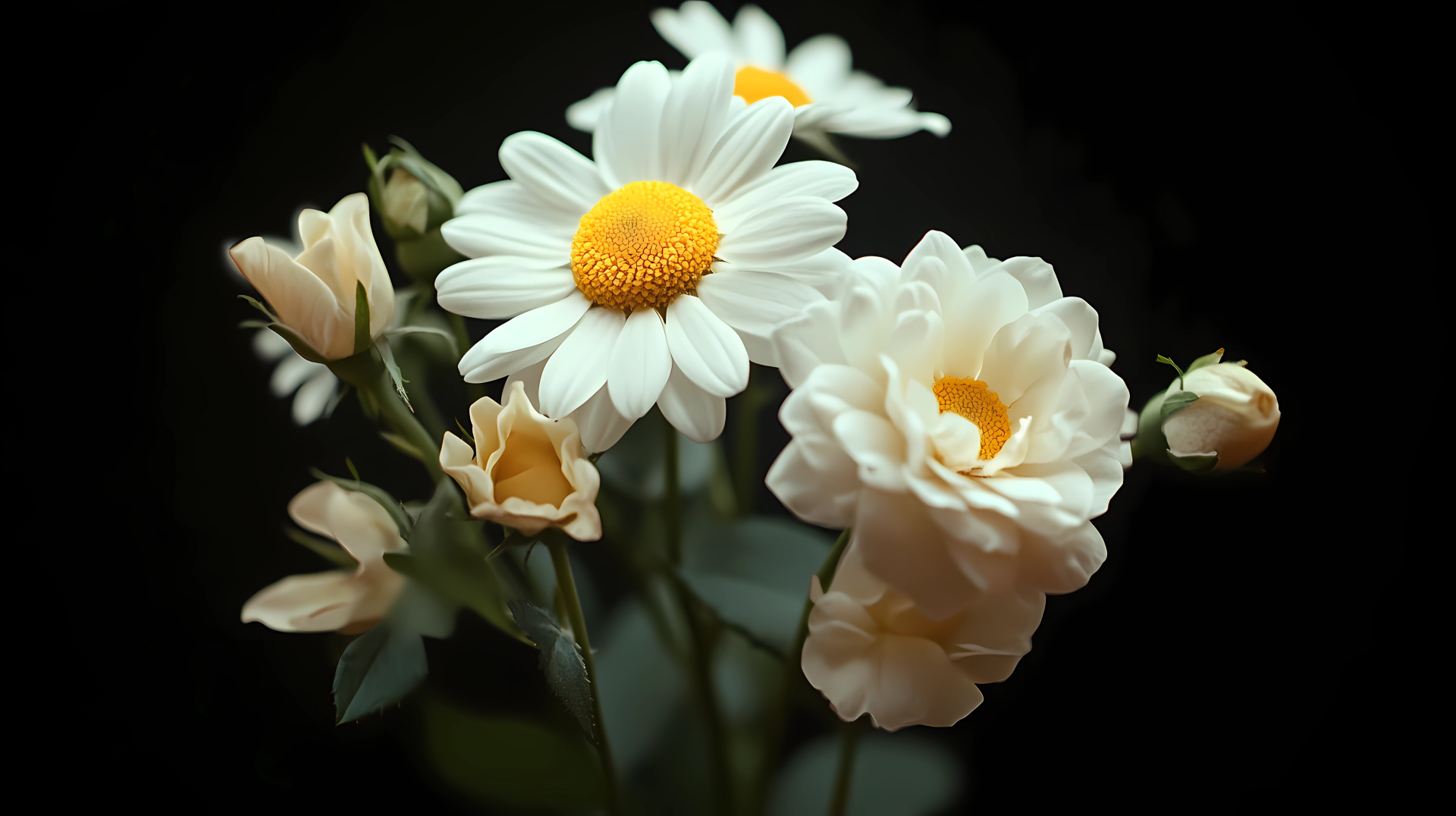 Download Flower Rose Daisy 4k Ultra HD Wallpaper by michaldunaj