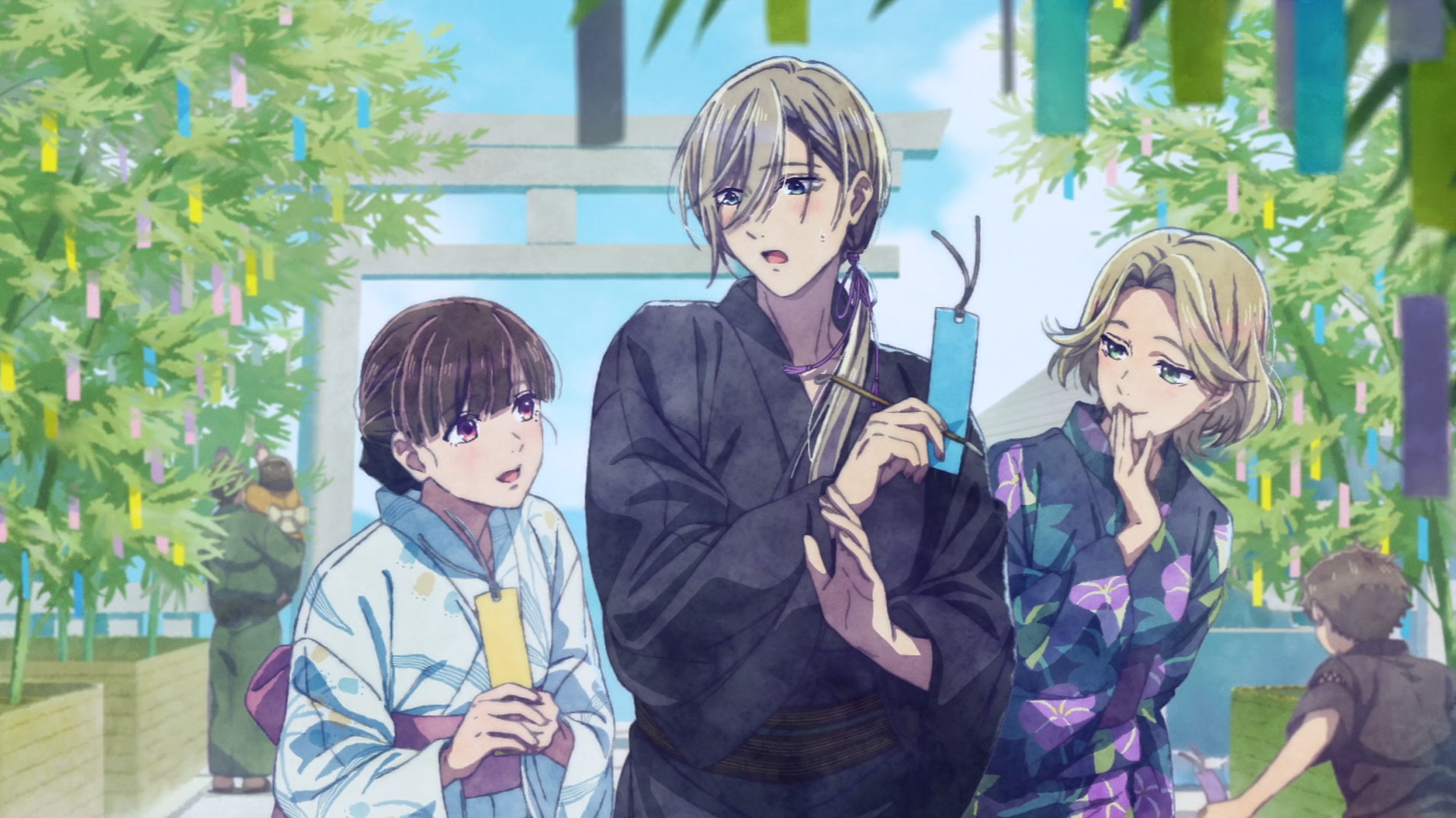 Download Anime My Happy Marriage Miyo Saimori Kiyoka Kudou Hazuki Kudou HD Wallpaper