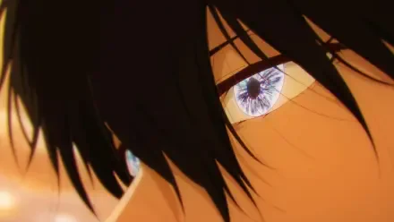 Close-up of a striking eye from Ron Kamonohashi's Forbidden Deductions, featuring detailed anime artistry. The image serves as an HD desktop wallpaper.