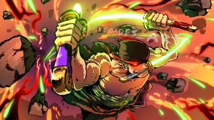 Roronoa Zoro by Cidades_Art