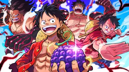 Anime One Piece Monkey D. Luffy Haki (One Piece) HD Desktop Wallpaper | Background Image
