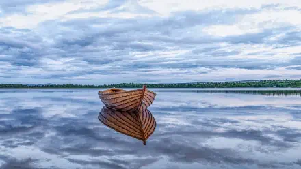 boat landscape HD Desktop Wallpaper | Background Image