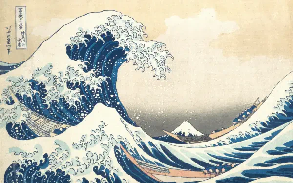  The Great Wave by Katsushika Hokusai