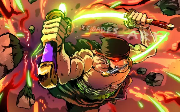  Roronoa Zoro by Cidades_Art