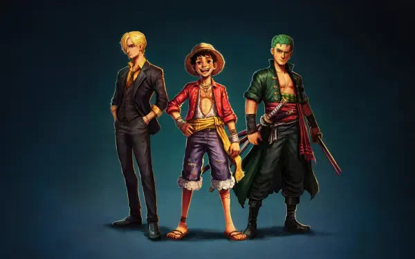 One Piece Monster Trio HD Desktop Wallpaper | Background Image