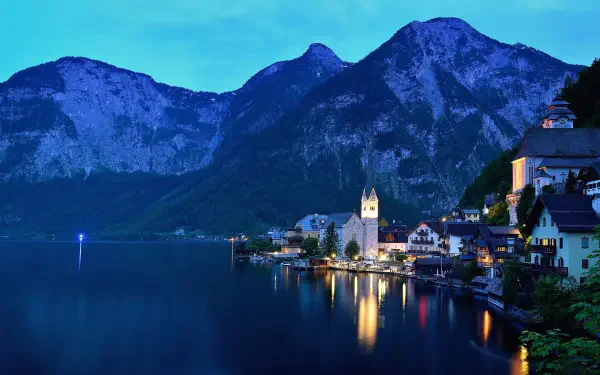 city at night HD Desktop Wallpaper | Background Image