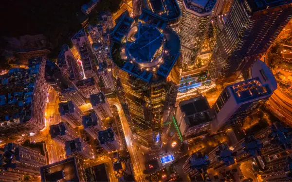 city at night HD Desktop Wallpaper | Background Image