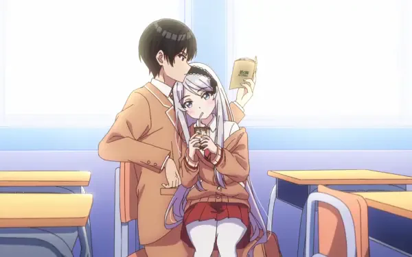 Anime I'm Getting Married to a Girl I Hate in My Class Shisei Houjou Saito Houjou HD Desktop Wallpaper | Background Image