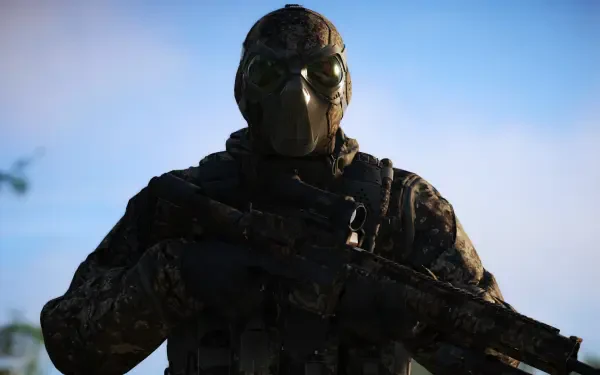 video game Tom Clancy's Ghost Recon Breakpoint soldier weaponry tactical HD Desktop Wallpaper | Background Image