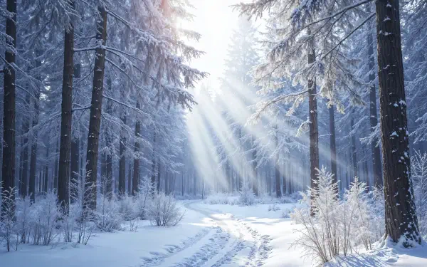 landscape snow HD Desktop Wallpaper | Background Image