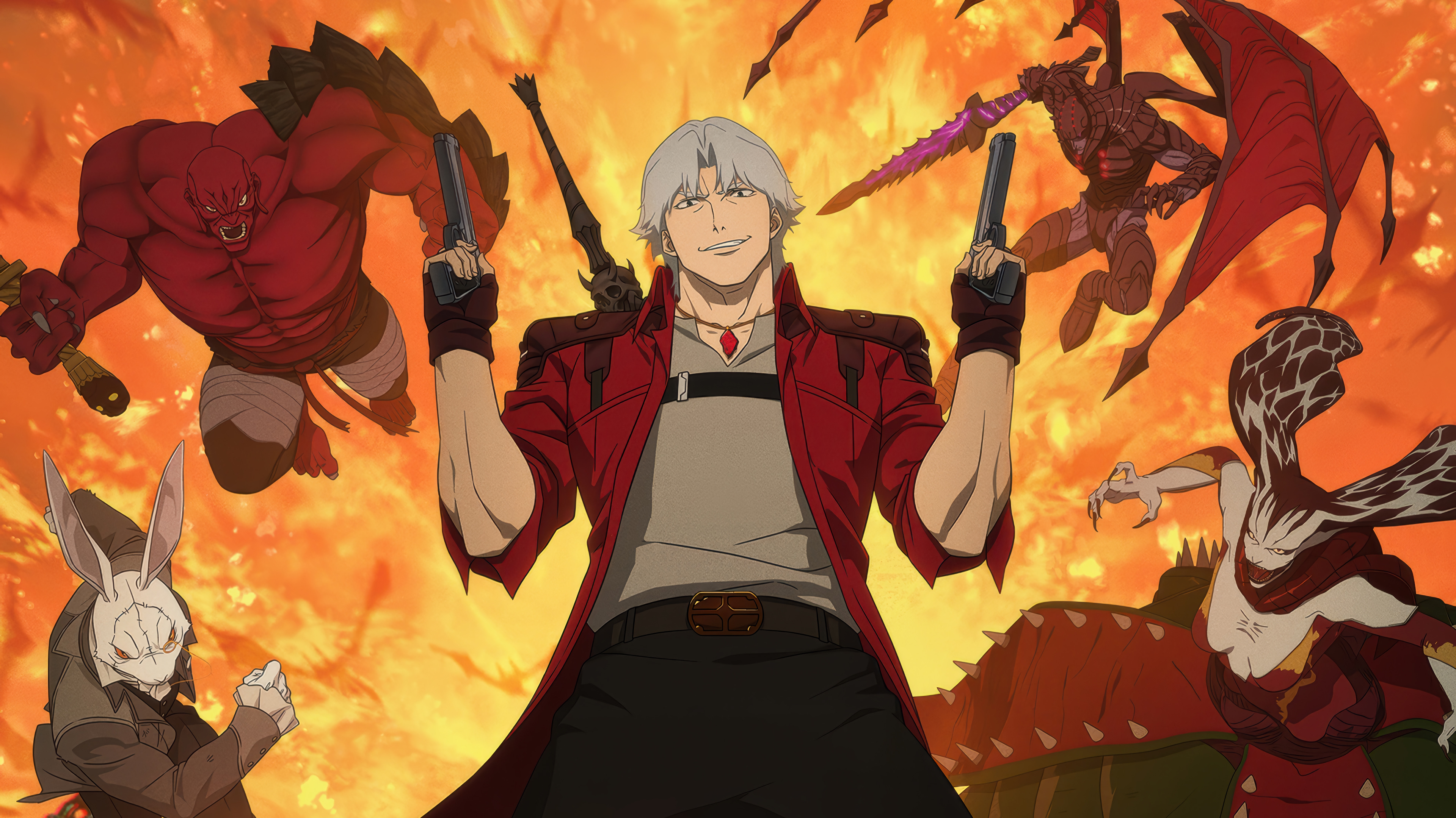 Dante s Inferno Devil May Cry Anime 4K Ultra HD Wallpaper Blast
