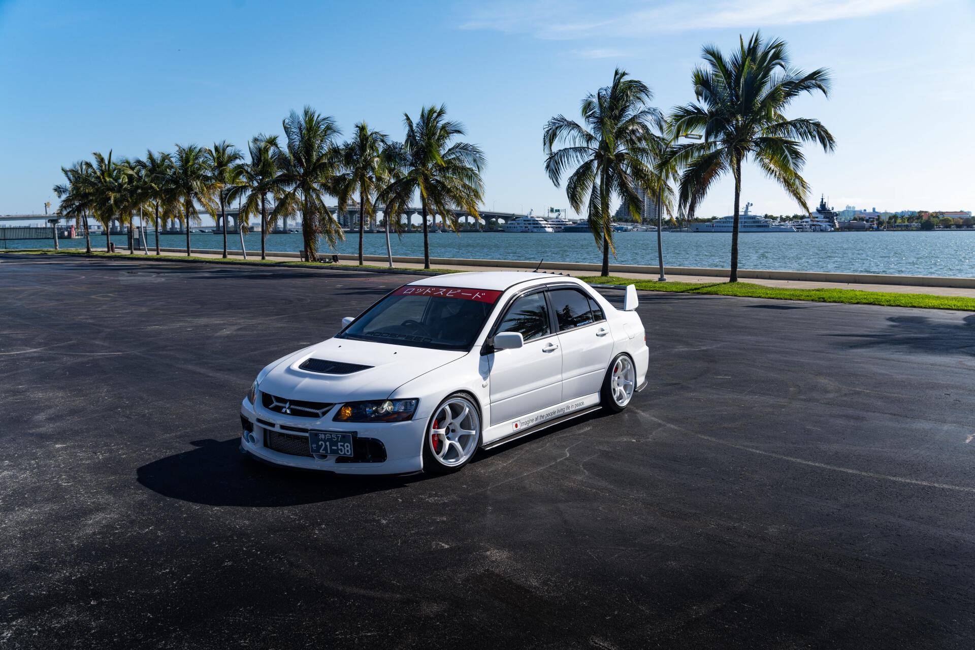 Download Car Mitsubishi Lancer Evolution IX 8k Ultra HD Wallpaper