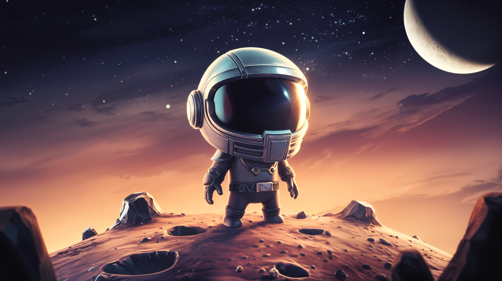 Cosmic Adventure: 4K Ultra HD Wallpaper of a Space Explorer by ...