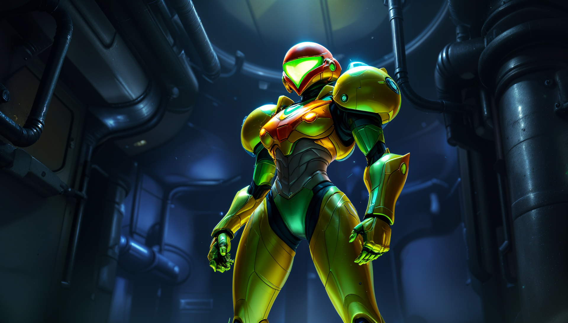 Samus Aran: 4K Ultra HD Wallpaper Adventure by QuantumCurator