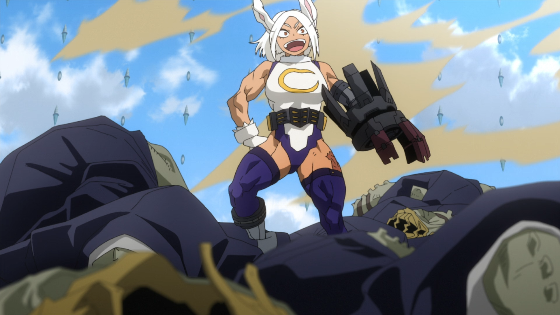 Download Anime My Hero Academia: You're Next My Hero Academia Rumi Usagiyama Mirko (My Hero Academia) HD Wallpaper