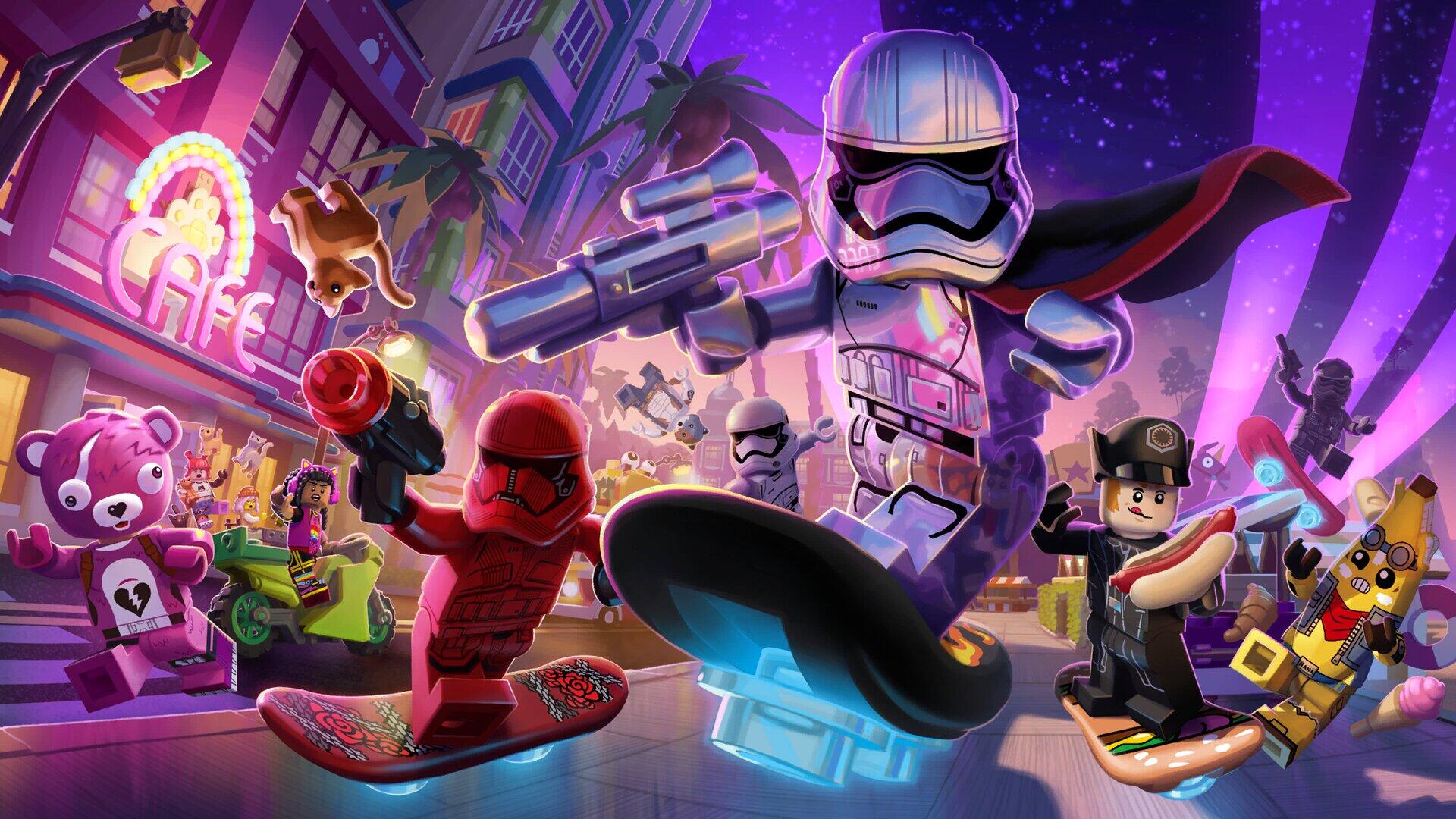 Download Video Game Fortnite Star Wars Stormtrooper Lego HD Wallpaper