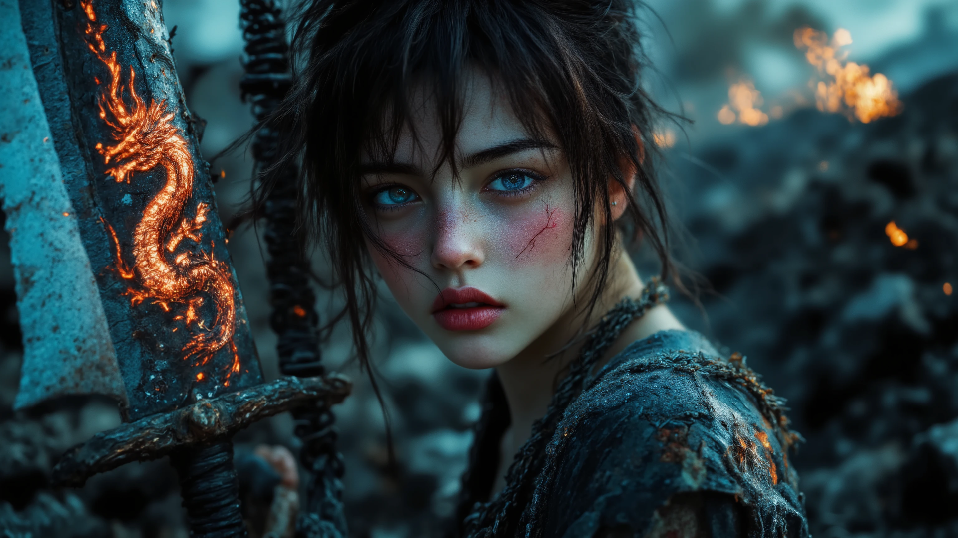 Warrior of the Burning Realm by SL PMD ROX