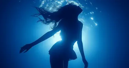 AI Art water shadow HD Desktop Wallpaper | Background Image