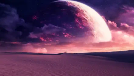 dream Sci Fi planet landscape HD Desktop Wallpaper | Background Image
