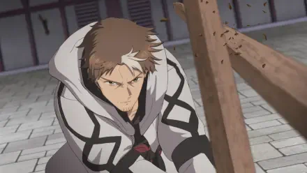 A determined character transforms from an old country bumpkin to a master swordsman, captured in a dynamic moment, making this an engaging HD anime desktop wallpaper.