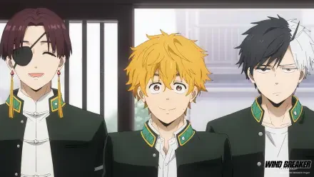 Anime Wind Breaker Hayato Suou Haruka Sakura Akihiko Nirei HD Desktop Wallpaper | Background Image