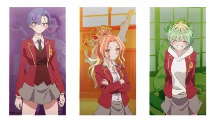 Anime Dealing with Mikadono Sisters Is a Breeze Kazuki Mikadono Niko Mikadono Miwa Mikadono HD Desktop Wallpaper | Background Image