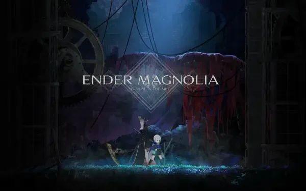 A captivating HD wallpaper for the video game Ender Magnolia: Bloom In The Mist, featuring a mysterious scene with vibrant colors and intriguing elements that draw the viewer in.