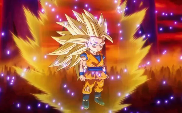 Anime Dragon Ball DAIMA Goku Super Saiyan 3 HD Desktop Wallpaper | Background Image