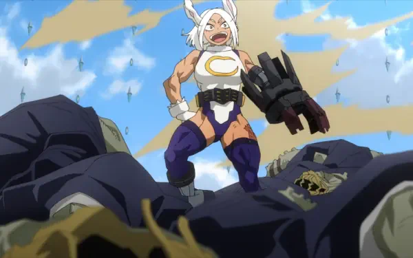 Anime My Hero Academia: You're Next My Hero Academia Rumi Usagiyama Mirko (My Hero Academia) HD Desktop Wallpaper | Background Image