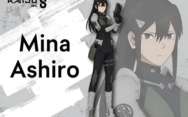 Anime Kaiju No. 8 Mina Ashiro HD Desktop Wallpaper | Background Image