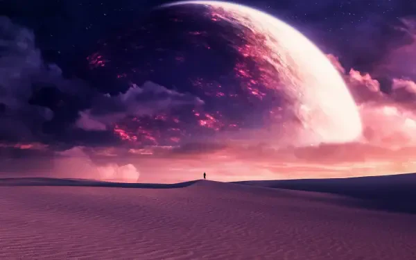 dream Sci Fi planet landscape HD Desktop Wallpaper | Background Image