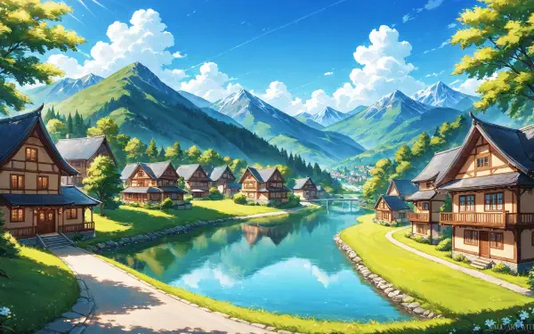 outdoor sky cloud water tree HD Desktop Wallpaper | Background Image