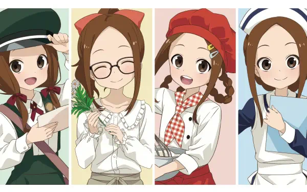 Anime Teasing Master Takagi-san Takagi (Karakai Jouzu no Takagi-san) HD Desktop Wallpaper | Background Image