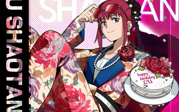 Anime Sakamoto Days Lu Xiaotang HD Desktop Wallpaper | Background Image