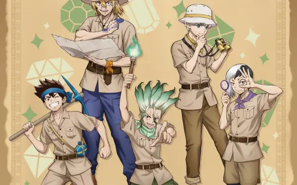 Anime Dr. Stone HD Desktop Wallpaper | Background Image