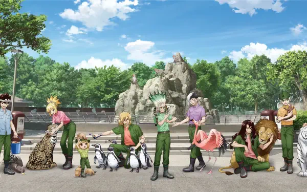 Anime Dr. Stone HD Desktop Wallpaper | Background Image