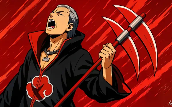 Anime Naruto Akatsuki (Naruto) Hidan (Naruto) HD Desktop Wallpaper | Background Image