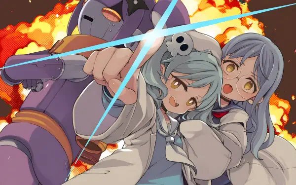 Anime A Ninja and an Assassin Under One Roof HD Desktop Wallpaper | Background Image